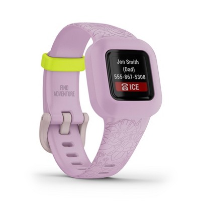 Garmin vivofit jr. 3 Activity Tracker - Floral Pink_2