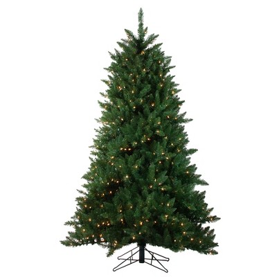 Northlight 6.5' Prelit Artificial Christmas Tree Medium Montana Pine - Clear Lights