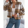 Jackets Women Casual Womens Casual Long Sleeve Short Vintage Pocket Slouchy Womens Casual Jackets and Coats - 3 of 4