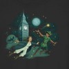 Juniors Womens Peter Pan & Wendy Animated Flying Scene T-Shirt - 2 of 4