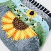 Women's Garden Bees 6pk Low Cut Socks - Olive Green/Black/Heather Gray 4-10: Recycled Polyester, Banded Cuff - 2 of 2