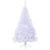 Artificial Half Christmas Tree White PVC, Steel 59.1 in high - 3 of 4
