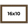 PosterPalooza | Sculpted Gold Picture Frame - UV Acrylic, Backing Board, Hanging Hardware Included - 2 of 4