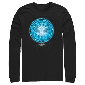 Men's Marvel Spider-Man: No Way Home Blue Spidey Rune Long Sleeve Shirt - 1 of 4