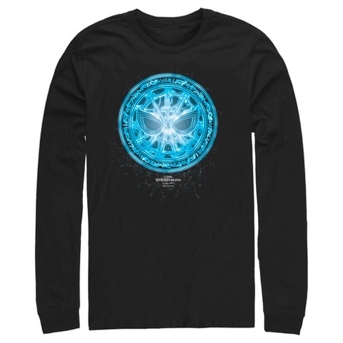 Men's Marvel Spider-Man: No Way Home Blue Spidey Rune Long Sleeve Shirt - image 1 of 4