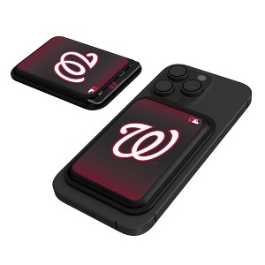 Keyscaper MLB National League Teams Linen Black Magnetic Credit Card Wallet - 1 of 3