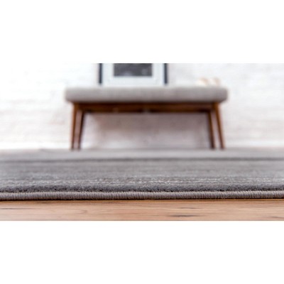 Uptown Classic Gray 9' x 12' Easy-Care Synthetic Rug
