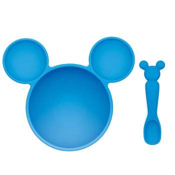 Bumkins Disney Mickey Mouse First Feeding Set - Blue
