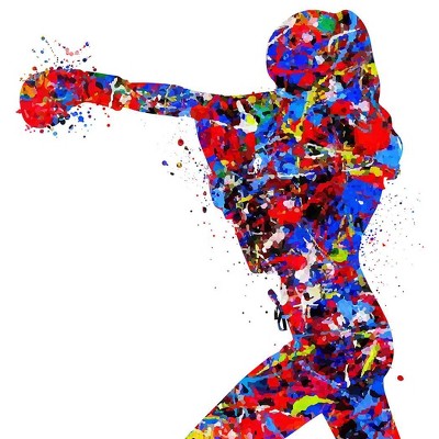 Poster Master Watercolor Boxing No1