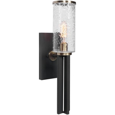Uttermost Jarsdel 20" High Black Wall Sconce