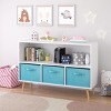 KTMBDW Sturdy Kids Bookshelf with Collapsible Fabric Drawers and Toy Storage Cabinet for Kids Room, Ideal Height for Easy Book Access - 4 of 4