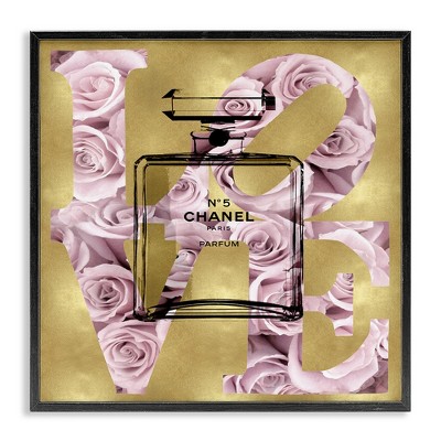 Stupell Industries Fashion Love Rose Perfume, 12" x 12"