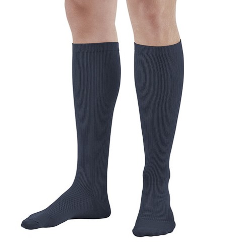 Ames Walker Aw Style 166 Men's Travel 15-20 Mmhg Compression Knee High ...