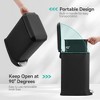 3.2 Gallon Small Trash Can, Stainless Steel Bathroom Garbage Can with Soft Close Lid & Removable Inner Bucket, Slim for Kitchen Office - 2 of 4