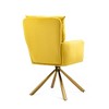 Mid Century Modern Accent Chair, Accent Chair With Metal Frame And Legs, Curved Backrest, High-density Sponge - 4 of 4