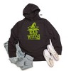 Simply Sage Market Women's Graphic Hoodie Bad Witch Broom Puff Print - 3 of 4