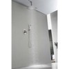 Okak 12IN Hanging Rain Shower Head Systems with Handheld Shower Head, Stainless Steel High Pressure Shower Heads for Bathroom, Brushed Nickel - 3 of 4