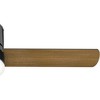 52" Minimus Ceiling Fan with LED Light Black - Hunter Fan: 3-Blade, Flush Mount, Remote-Controlled, ETL Listed - 3 of 4