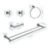 5 Piece Bathroom Towel Rack Set Wall Mount - 2 of 4