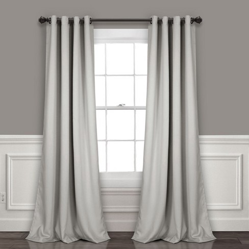 HILTON Thermal Insulated Blackout Curtains – Grommet Top, Pair, 108" Wide Total