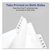 Avery Preprinted Legal Exhibit Side Tab Index Dividers, Allstate Style, 26-Tab, D, 11 x 8.5, White, 25/Pack - 2 of 4