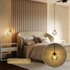 CityFurn 1-Light Globe Glass Pendant Light for Dining Room (Set of 2) - 3 of 4