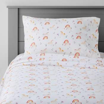 Unicorn Cotton Kids' Sheet Set - Pillowfort™