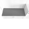 Vynxaria Elegant Hall Tree with Cushion Bench, Storage Cabinets, and Hooks - 3 of 4