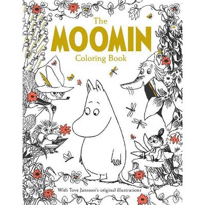 The Moomin Coloring Book (Official Gift Edition with Gold Foil Cover) - by  Tove Jansson (Paperback)