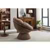 NicBex Oversized Papasan Chair Swivel Accent Chair with 360 Degree Swivel Barrel Chair for Living Room, Bedroom - 2 of 4