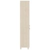 vidaXL HAMAR Highboard - Solid Wood Pine Construction, Honey Brown Finish, MDF, and Glass Detailing - Overall Dimensions 33.5" x 13.8" x 70.9" - 4 of 4