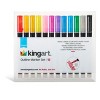 KINGART Outline Markers 12 Metallic Colors - 4 of 4