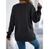 Women's Open Knit Long Sleeve Cardigan Mid-Length Lace Cover Up Sweater - 4 of 4