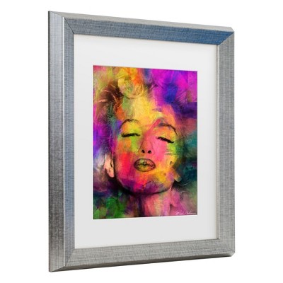 Trademark Fine Art -Mark Ashkenazi 'Marilyn Monroe VI' Matted Framed Art