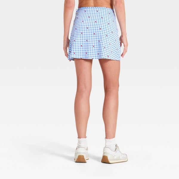 Falda short cruzada de tejido para mujer - All In Motion™ 2