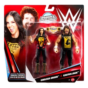 WWE Main Event 2-Packs 26 Chelsea Green & Cactus Jack Action