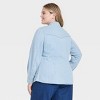 Women's Slim Fit Long Sleeve Denim Western Shirt - Universal Thread™ - 2 of 3