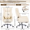 DYHOME Multi-Posture Massage Office Chair - 3-Way Recliner with Zero Gravity & Foldable Armrest, Ergonomic Chair for Home Office - 4 of 4