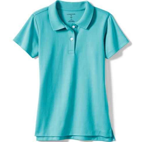 Girls turquoise polo shirt sale