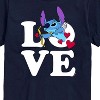 Men's - Lilo and Stitch - Love Cupid Stitch Short Sleeve Graphic T-Shirt - 2 of 4