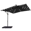 Sonkuki 8.2×8.2FT LED Solar Lighted Outdoor Patio Umbrella, Square Canopy Offset Umbrella for Villa Gardens, Lawns and Yard - 2 of 4