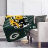 NFL Green Bay Packers Helmet Stripes Flannel Fleece Blanket - 2 of 3