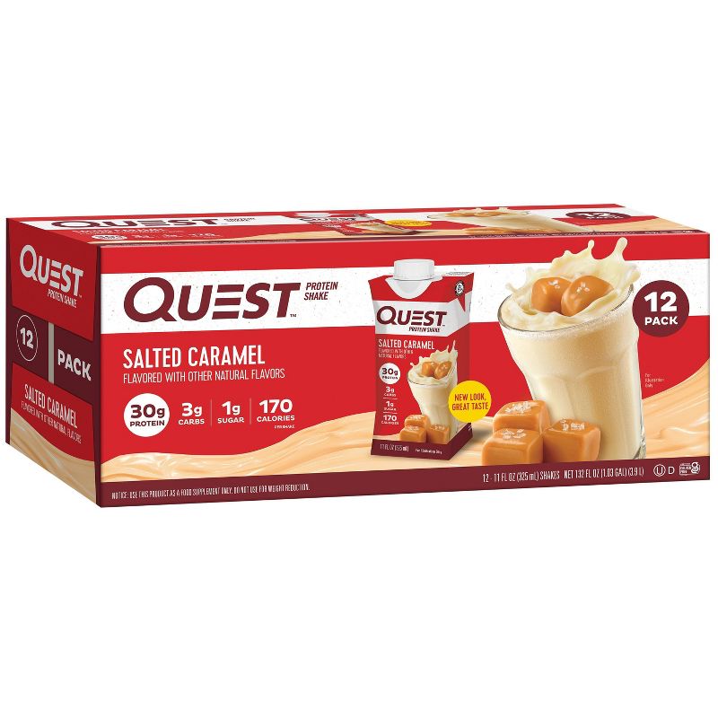 Quest Nutrition Ready To Drink Protein Shake – Salted Caramel, 3 of 7