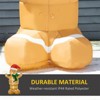 SEVOBAL Inflatable Holiday Decorations Christmas Inflatable Gingerbread Man Xmas Blow Up Yard Decor Christmas Inflatable Decor, Brown , 42"*30"*72" - 4 of 4