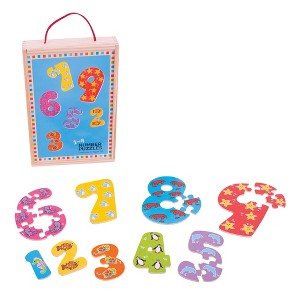 Bigjigs Toys - 1-9 Numbers Puzzle - 1 of 2