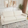83 Inch Modern 3 Seater Sofa with Deep Seats, Comfortable Cloud Couch for Living Room, Bedroom, Office - 3 of 4