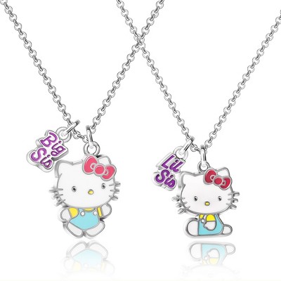 Sanrio Hello Kitty Charm Hearts Bracelet - Officially Licensed, 6.5 + 1''  Chain