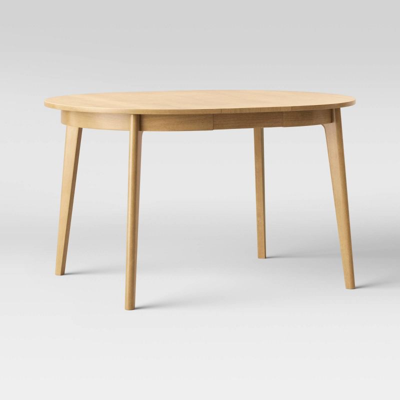 Astrid Mid-Century Round Extendable Dining Table - Threshold™, 4 of 15
