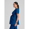 Grey's Anatomy by Barco Classic Women's Lilah 2-Pocket Mock Wrap Maternity Scrub Top - 3 of 4