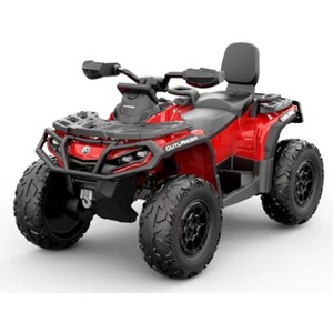 Kids ATV, 24V Licensed BRP Electric ATV 4 Wheeler for Kids, Ride On Toy Car, 4WD Battery Powered Ride On Car with 2 Seater - 1 of 4